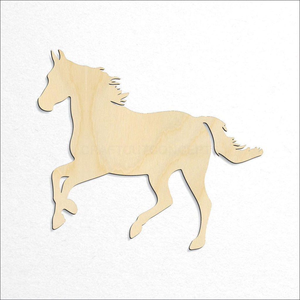 Wooden Horse craft shape available in sizes of 4 inch and up