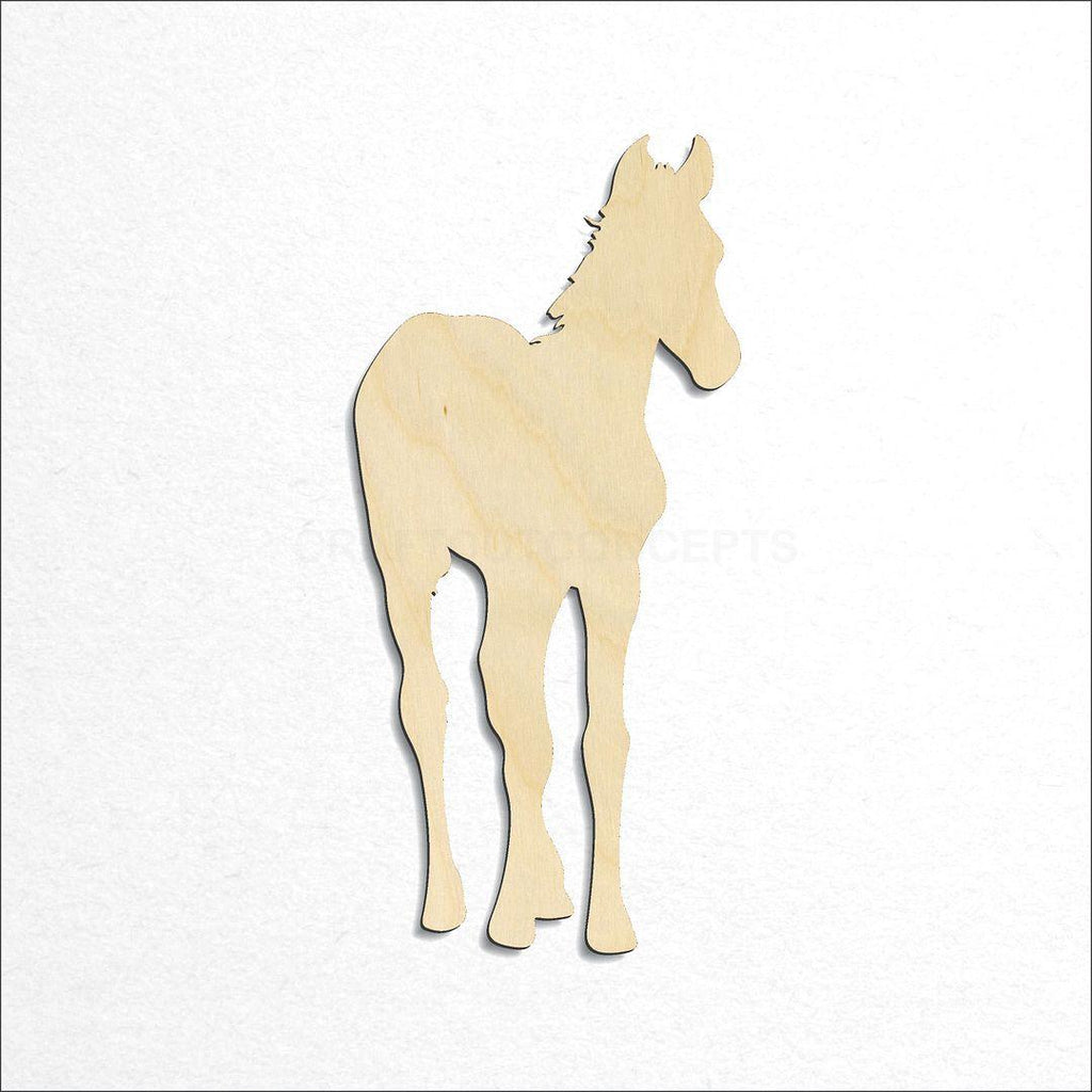 Wooden Baby Horse craft shape available in sizes of 4 inch and up