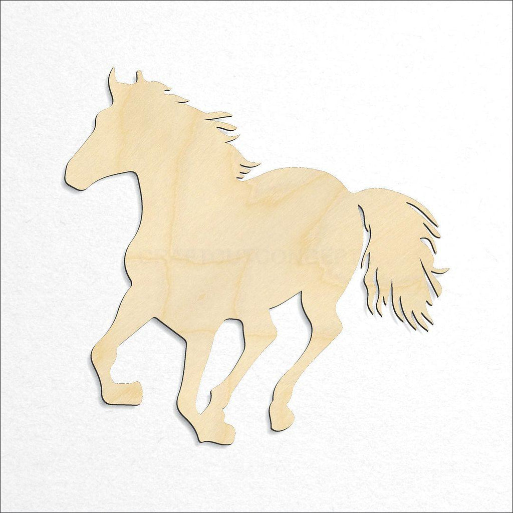 Wooden Horse craft shape available in sizes of 4 inch and up