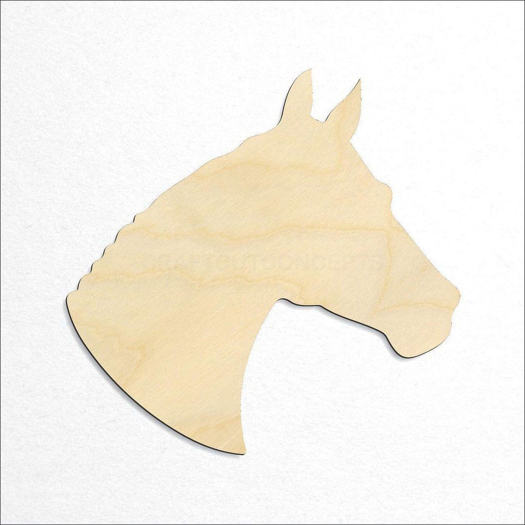 Wooden Horse Head craft shape available in sizes of 3 inch and up