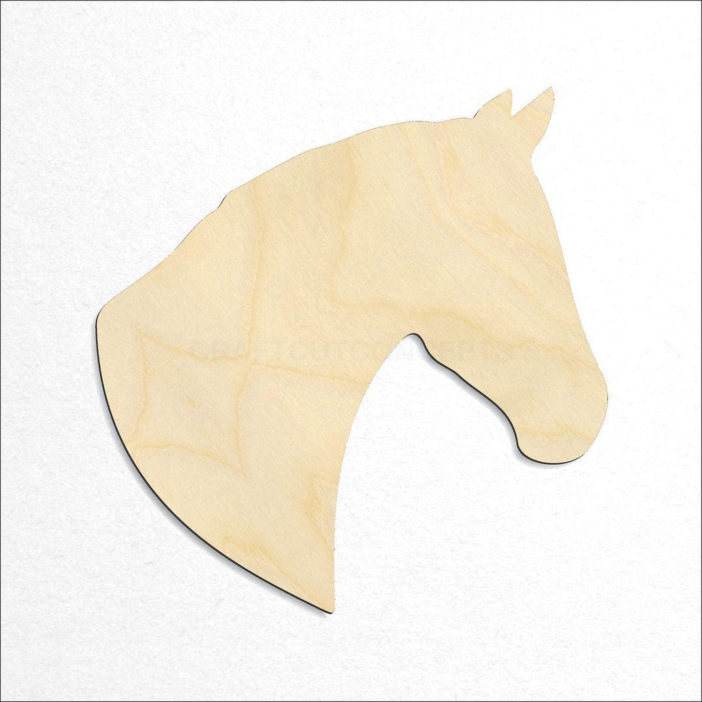 Wooden Horse Head craft shape available in sizes of 1 inch and up