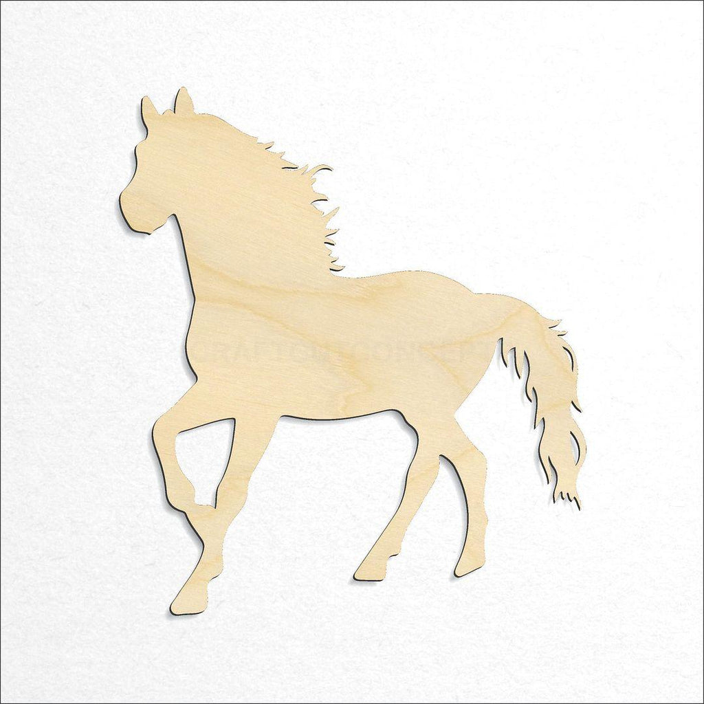 Wooden Horse craft shape available in sizes of 4 inch and up
