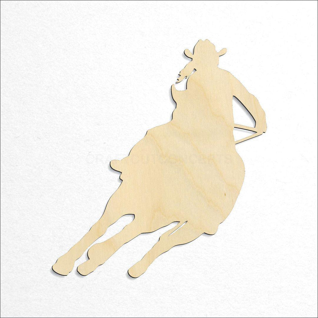 Wooden Horse Rider Jumping craft shape available in sizes of 4 inch and up