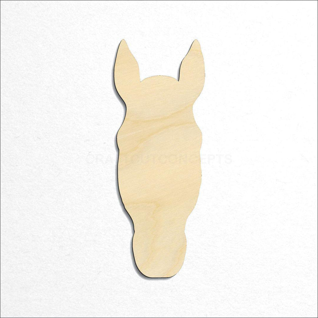 Wooden Horse Head craft shape available in sizes of 1 inch and up