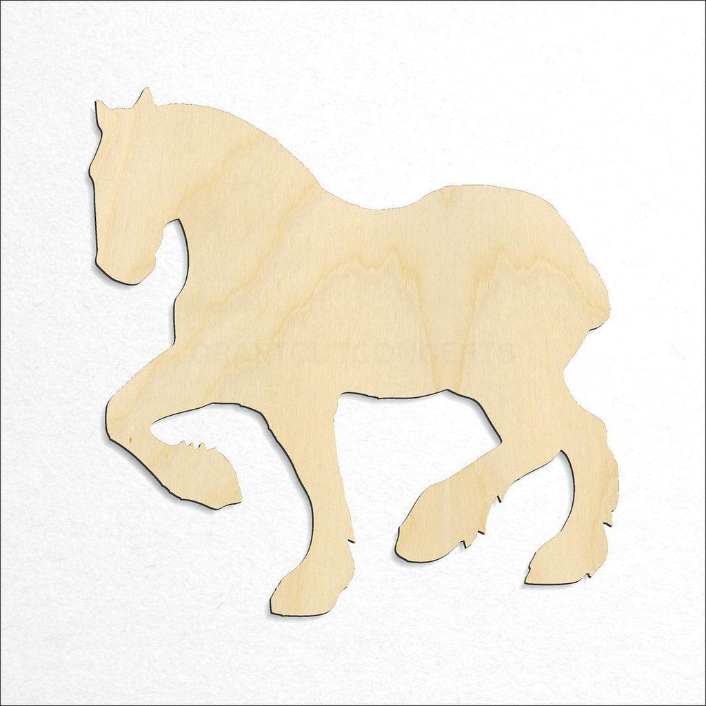 Wooden Horse craft shape available in sizes of 2 inch and up