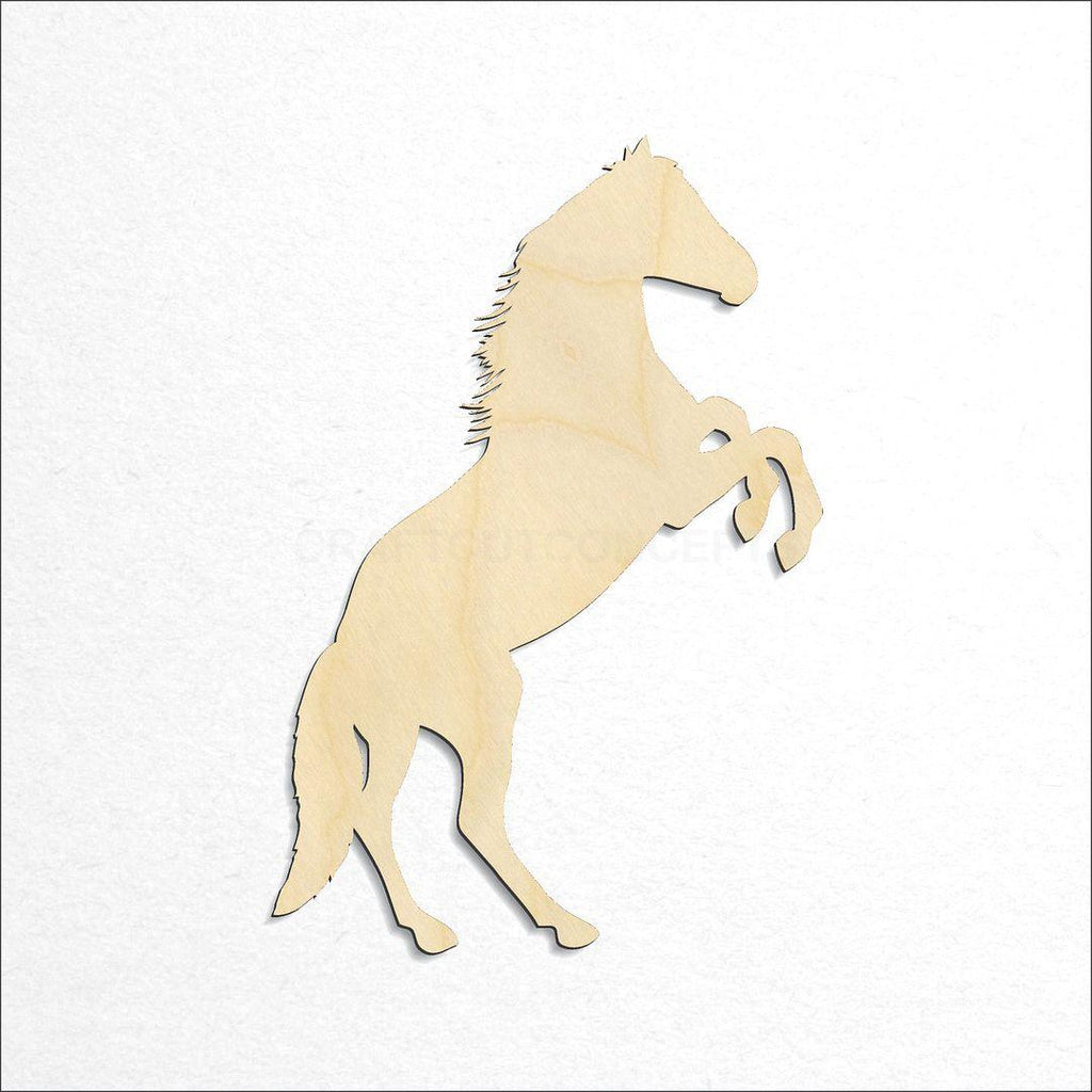 Wooden Rearing Horse craft shape available in sizes of 4 inch and up