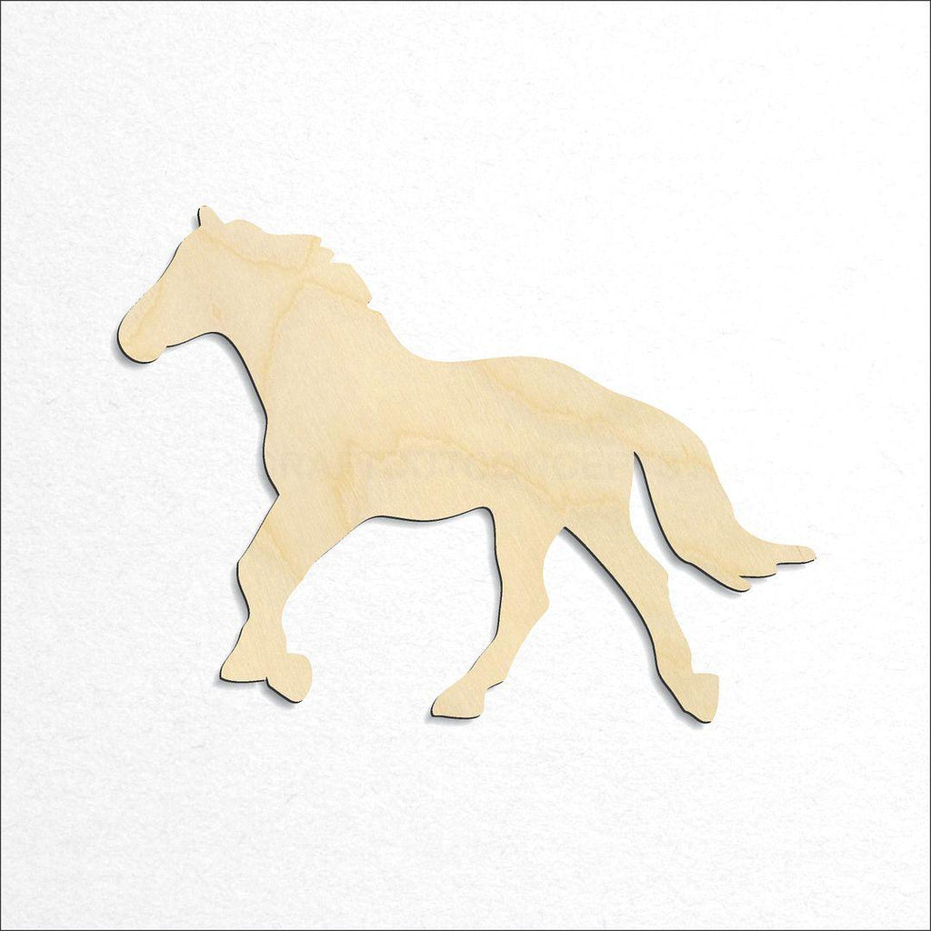 Wooden Horse craft shape available in sizes of 2 inch and up