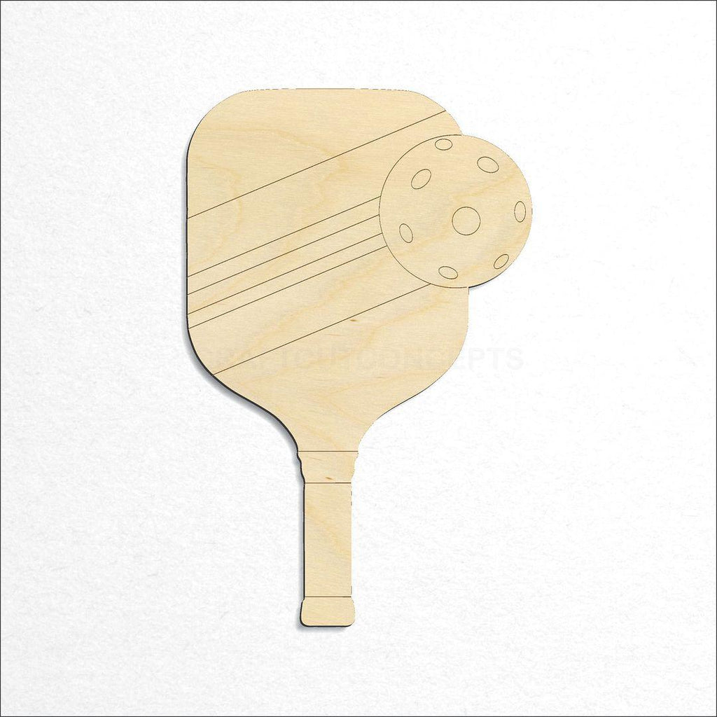 Wooden Sports - Pickle Ball Paddle craft shape available in sizes of 3 inch and up