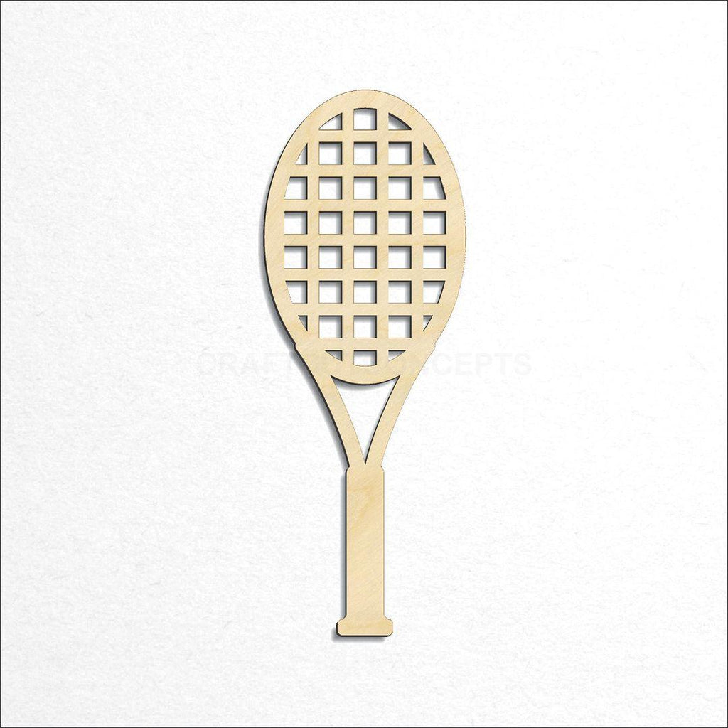 Wooden Sports - Tennis Racket craft shape available in sizes of 4 inch and up
