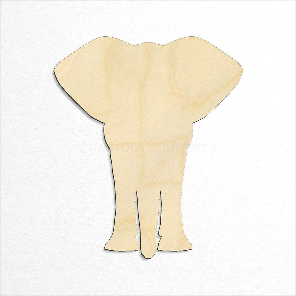 Wooden Elephant -2 craft shape available in sizes of 2 inch and up