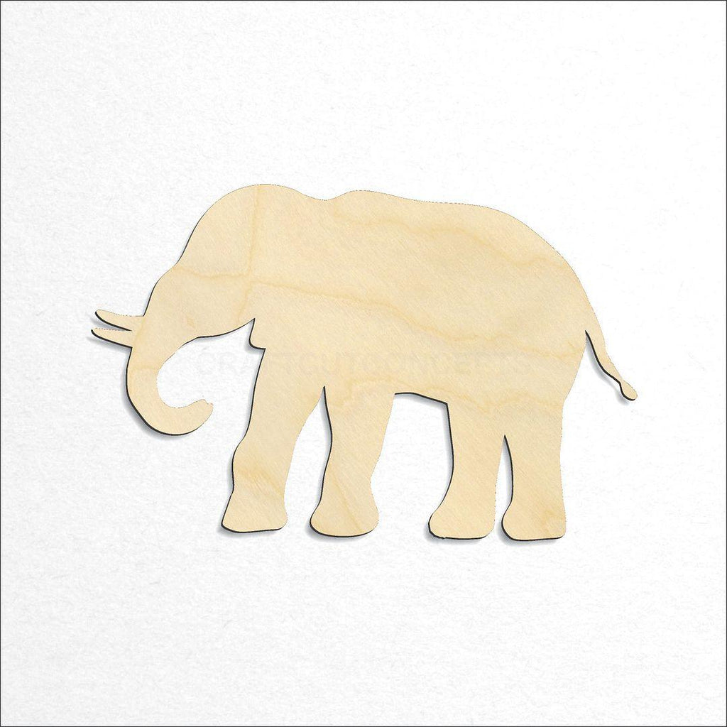 Wooden Elephant -5 craft shape available in sizes of 1 inch and up