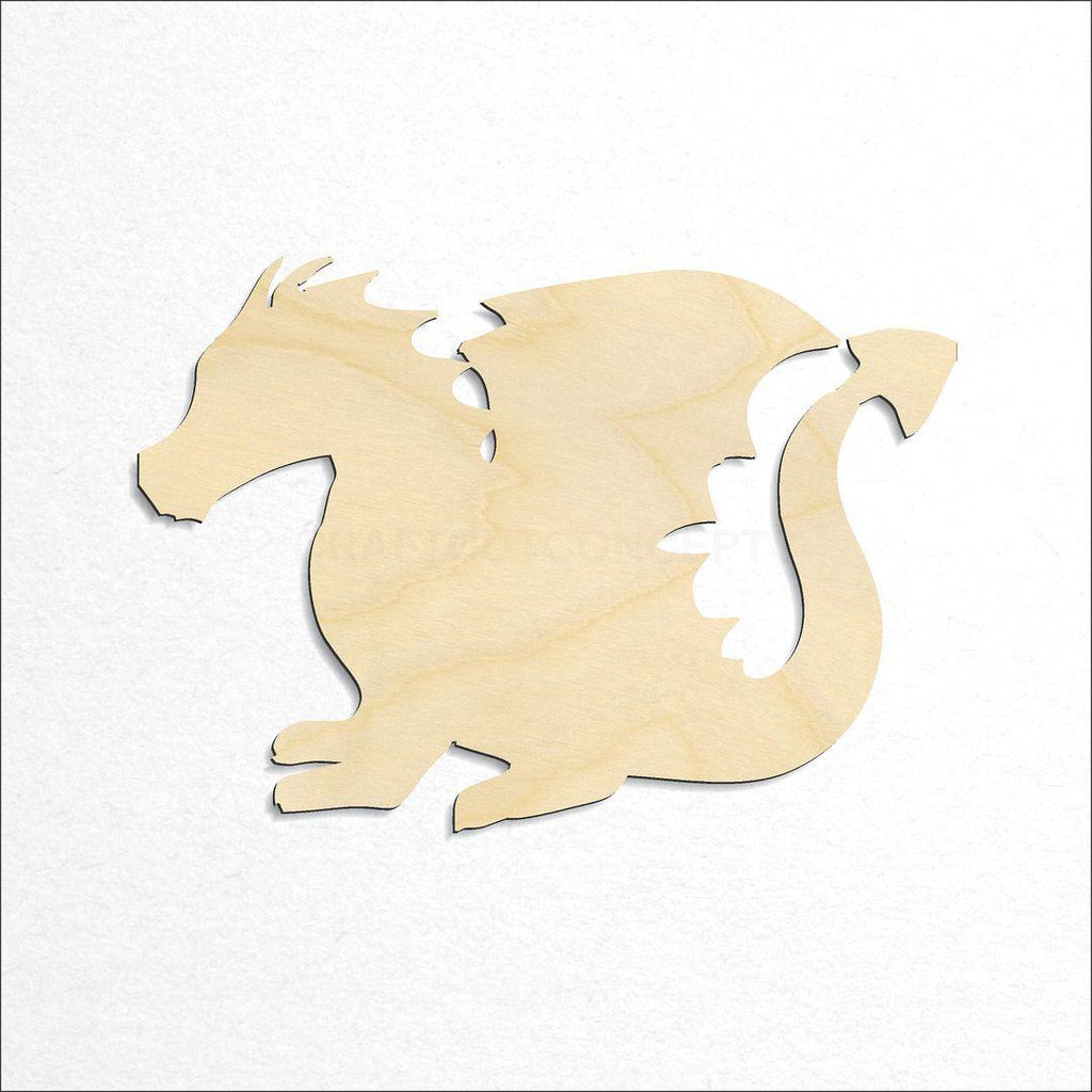 Wooden Dragon -3 craft shape available in sizes of 2 inch and up