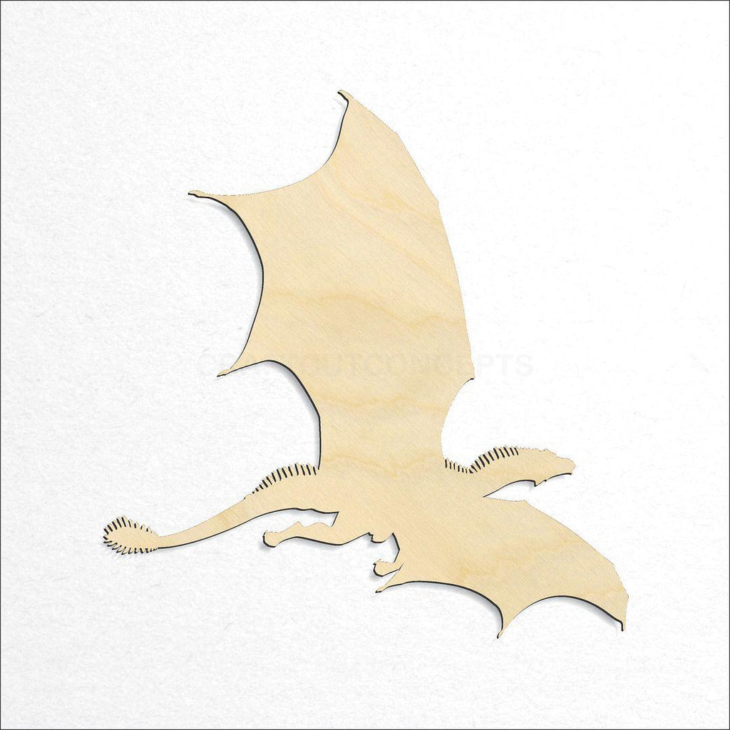 Wooden Dragon craft shape available in sizes of 6 inch and up