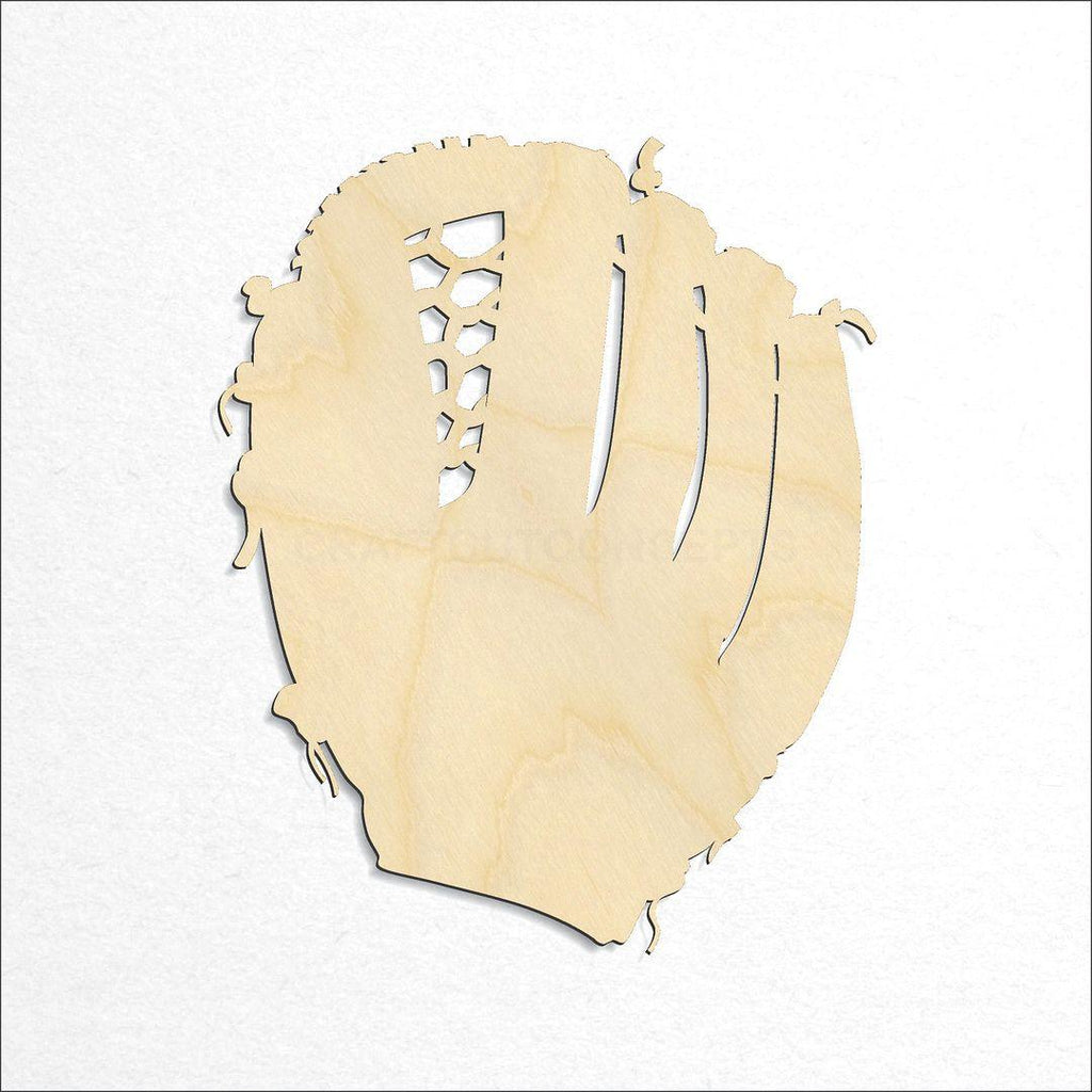 Wooden Baseball Glove -2 craft shape available in sizes of 4 inch and up