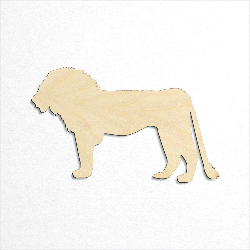 Wooden Lion -2 craft shape available in sizes of 2 inch and up