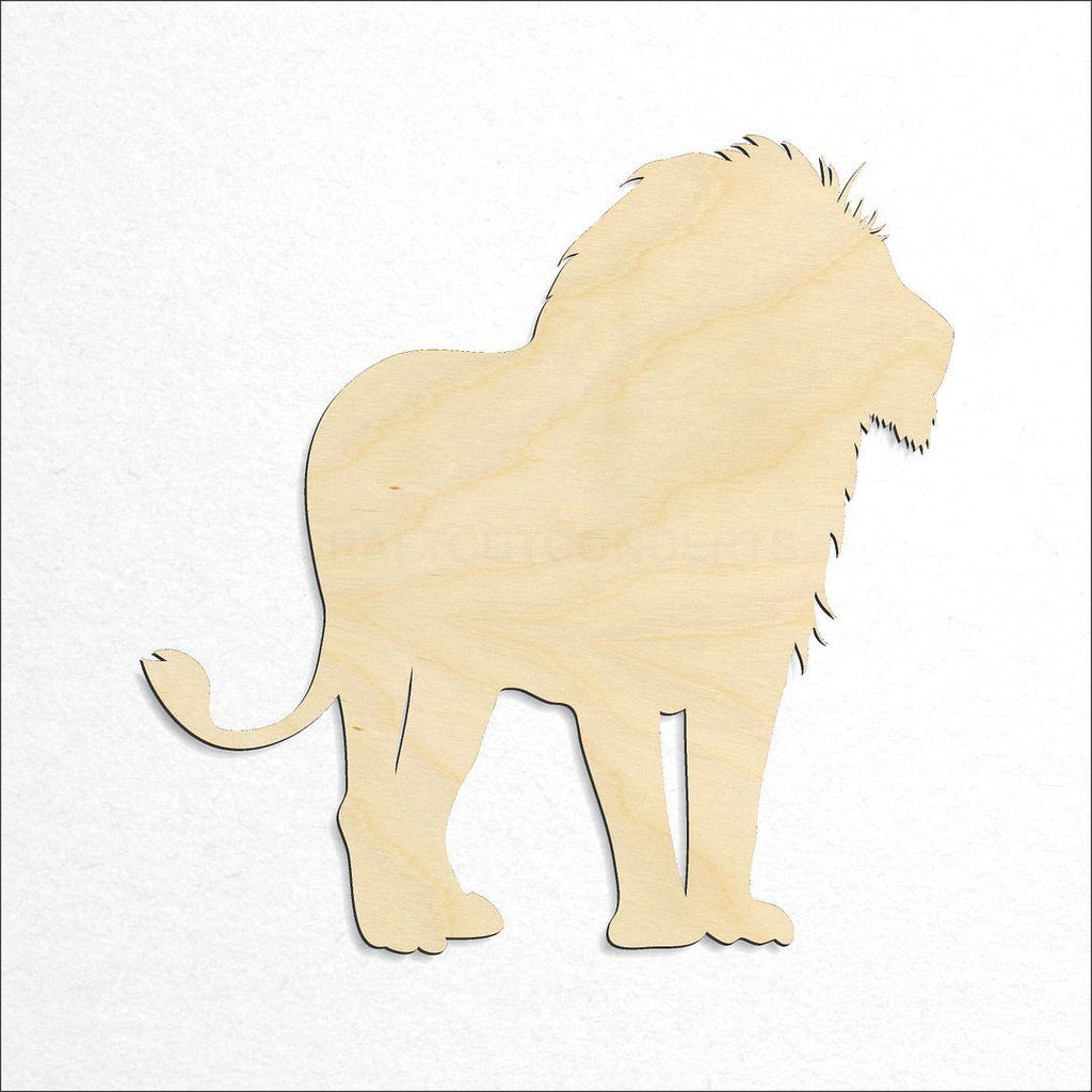 Wooden Lion -3 craft shape available in sizes of 3 inch and up