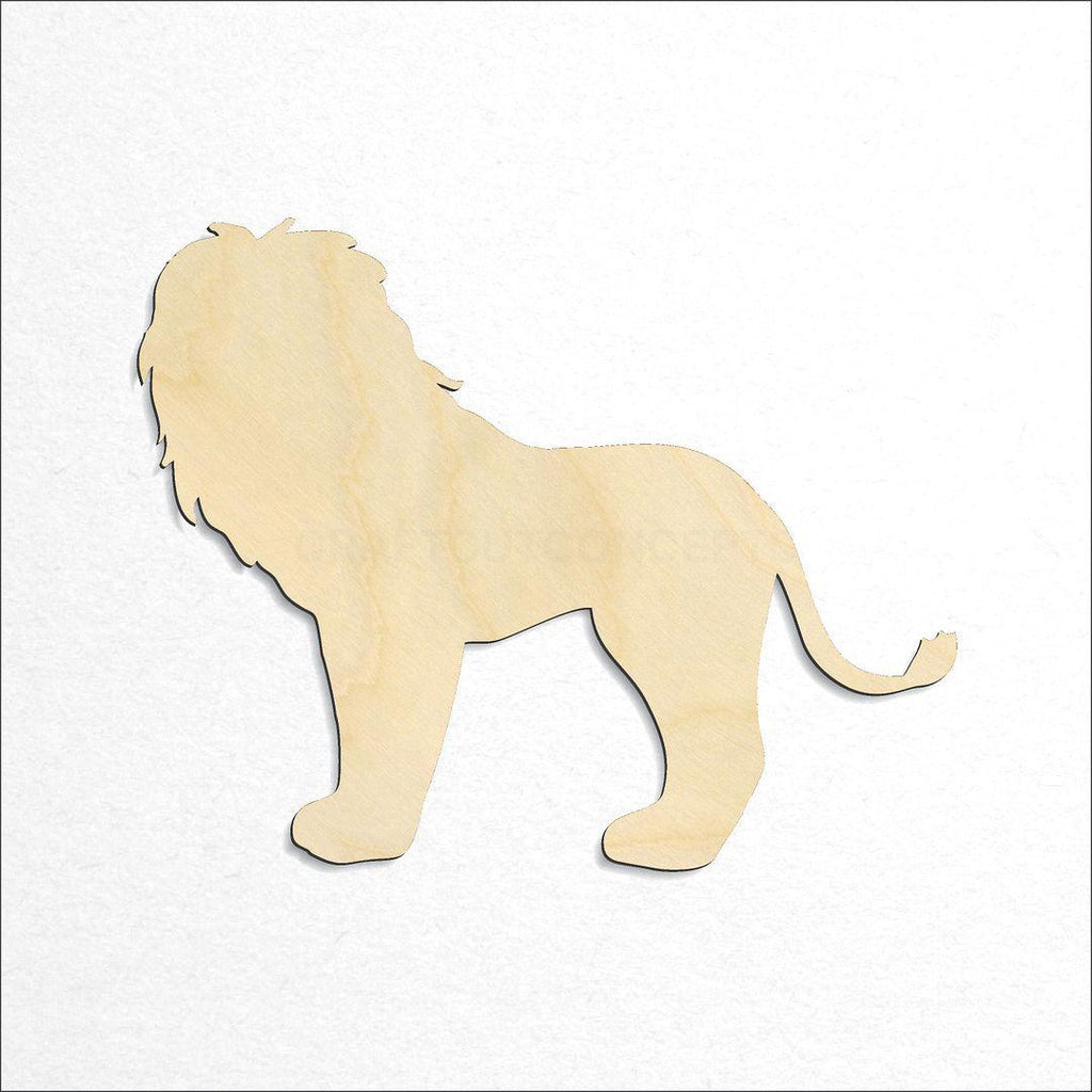 Wooden Lion -6 craft shape available in sizes of 2 inch and up