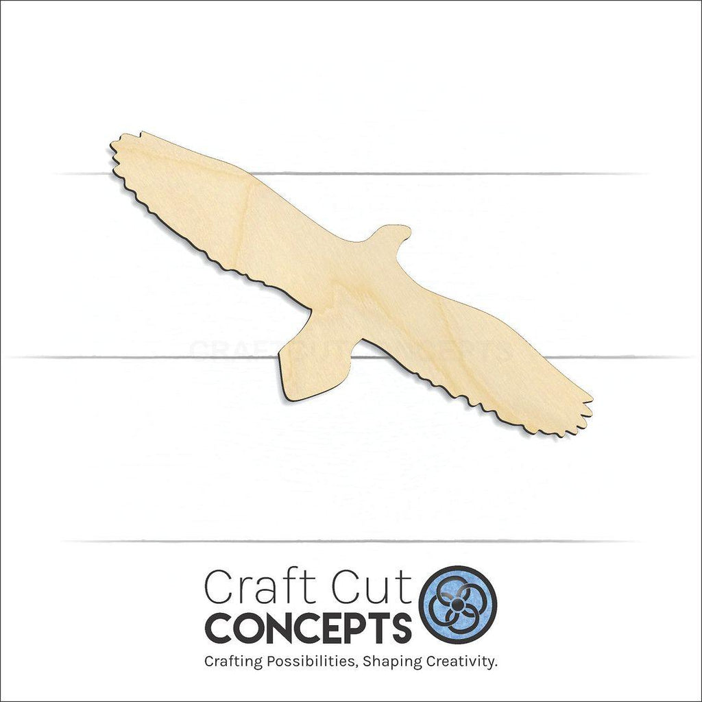 Craft Cut Concepts Logo under a wood Eagle -2 craft shape and blank