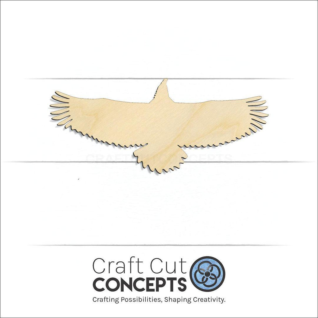 Craft Cut Concepts Logo under a wood Eagle -3 craft shape and blank