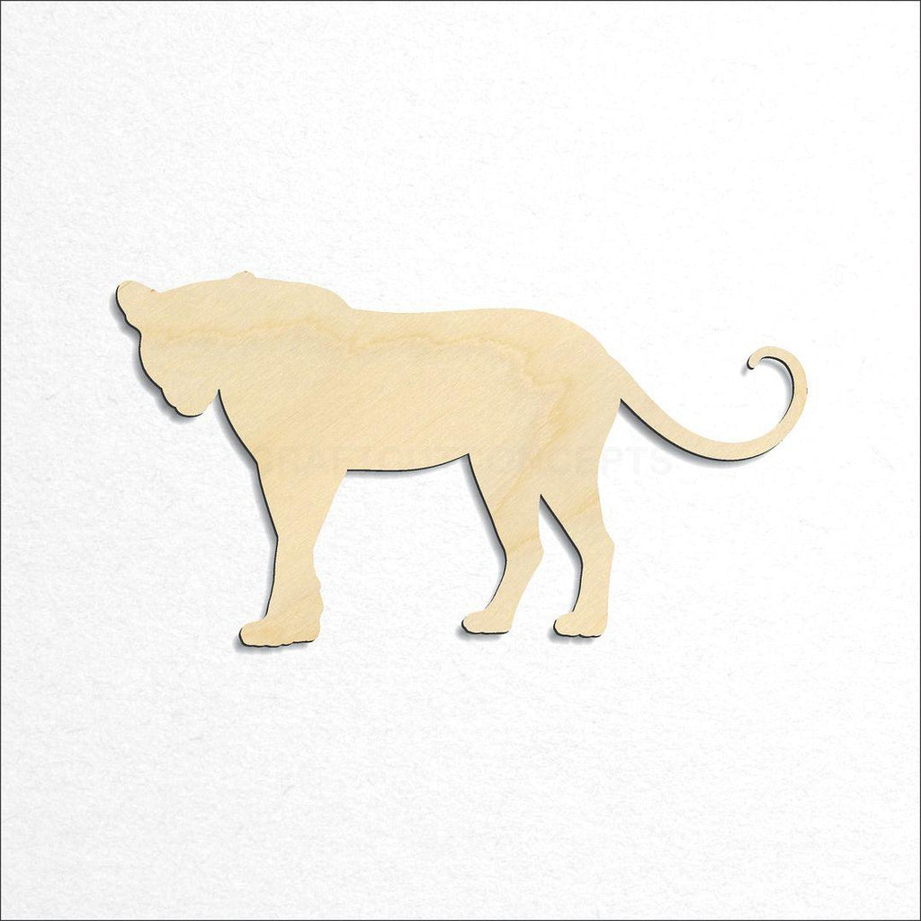 Wooden Big Cat -2 craft shape available in sizes of 2 inch and up