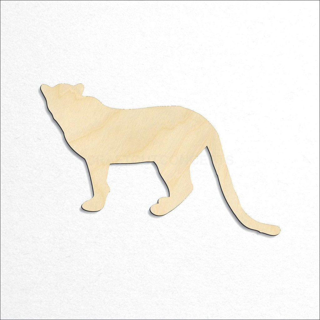 Wooden Big Cat -3 craft shape available in sizes of 3 inch and up