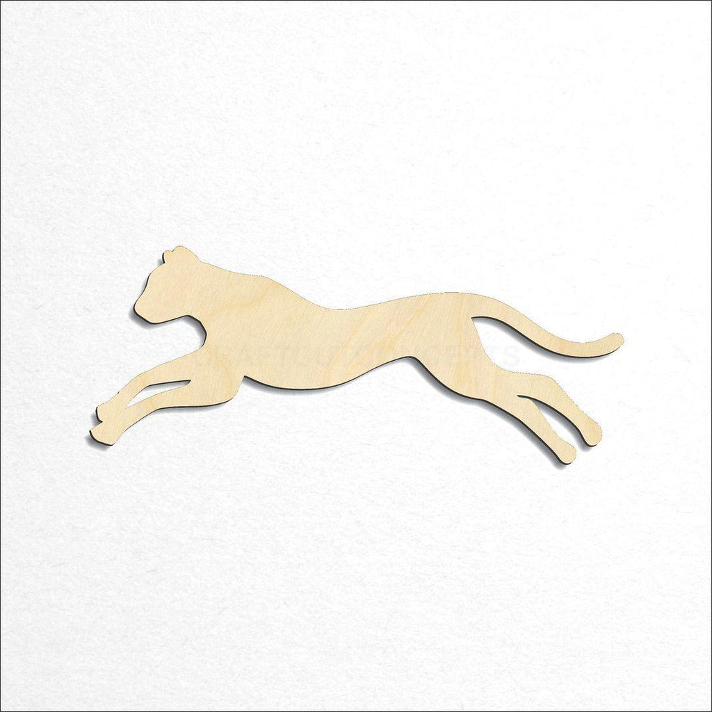 Wooden Big Cat -4 craft shape available in sizes of 2 inch and up