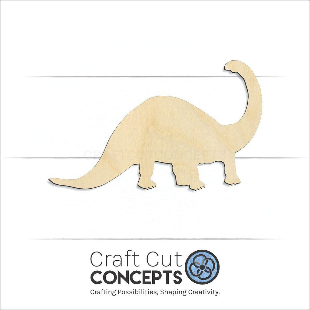 Craft Cut Concepts Logo under a wood Dinosaur -3 craft shape and blank