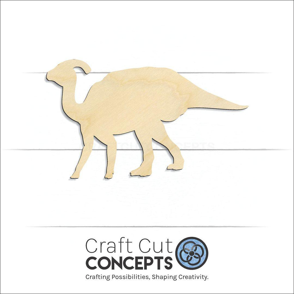 Craft Cut Concepts Logo under a wood Dinosaur -5 craft shape and blank