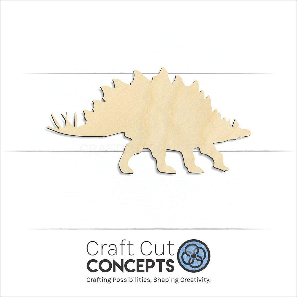 Craft Cut Concepts Logo under a wood Dinosaur -7 craft shape and blank