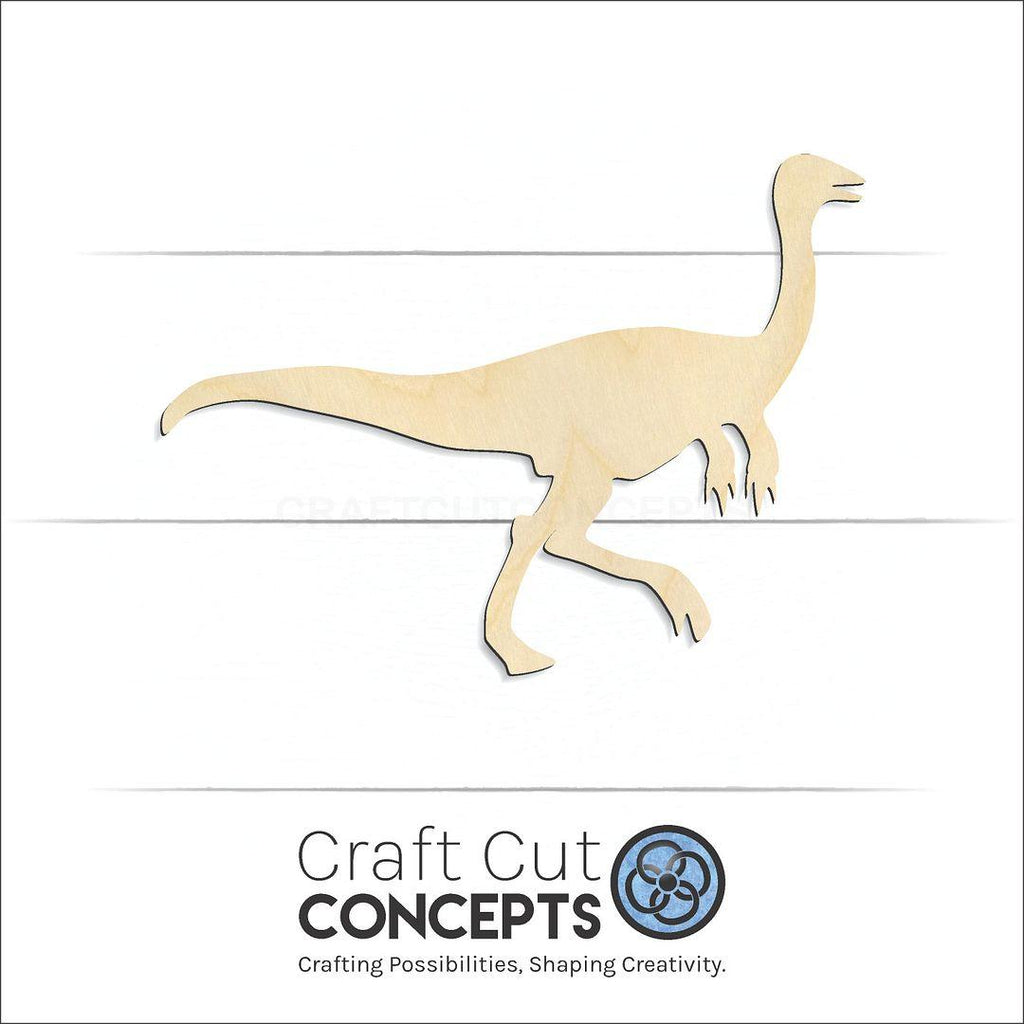 Craft Cut Concepts Logo under a wood Dinosaur -8 craft shape and blank