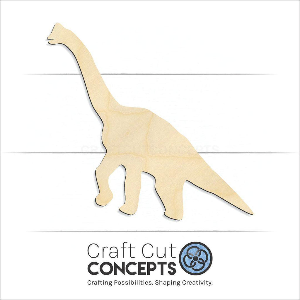 Craft Cut Concepts Logo under a wood Dinosaur -9 craft shape and blank