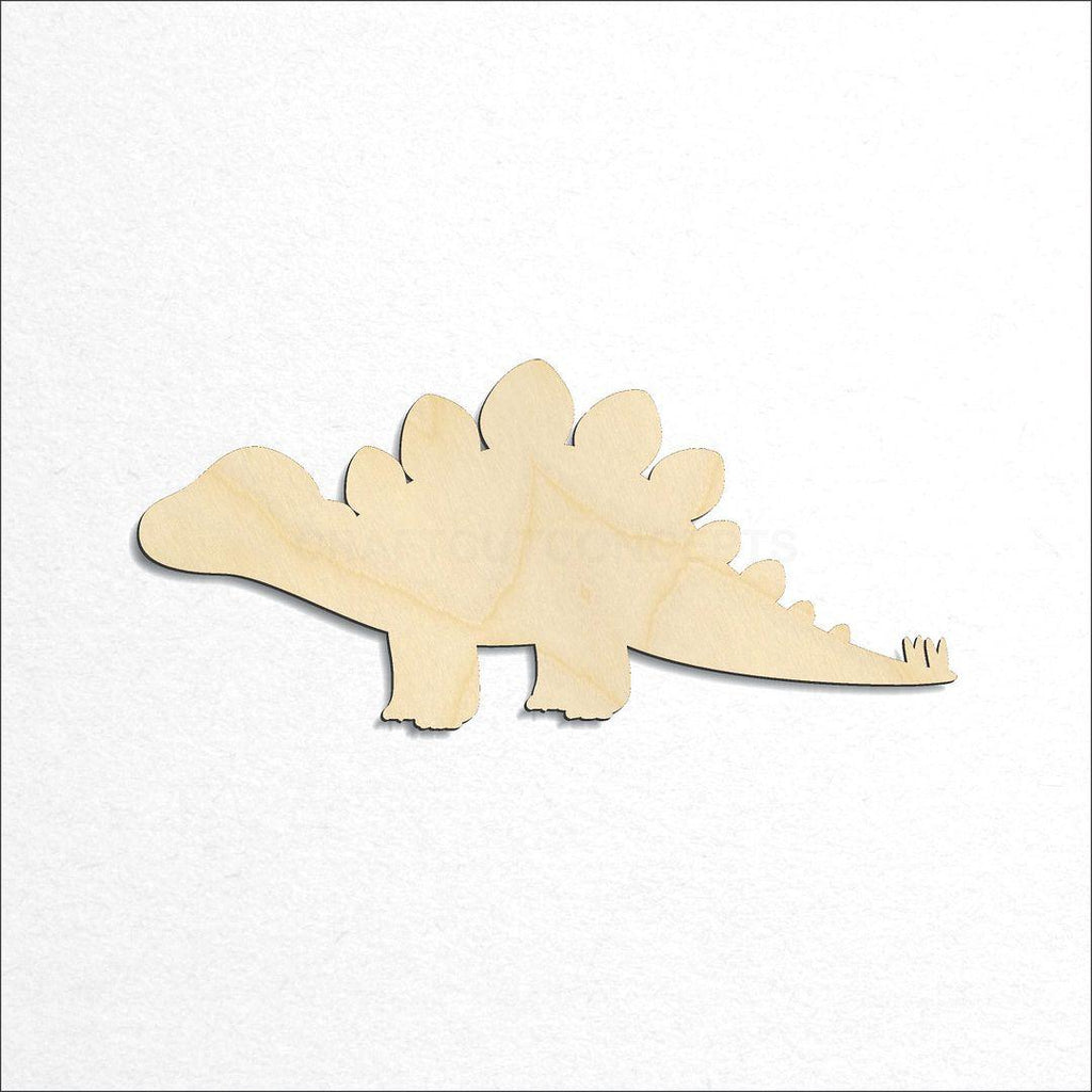Wooden Dinosaur Baby Stegosaurus craft shape available in sizes of 2 inch and up