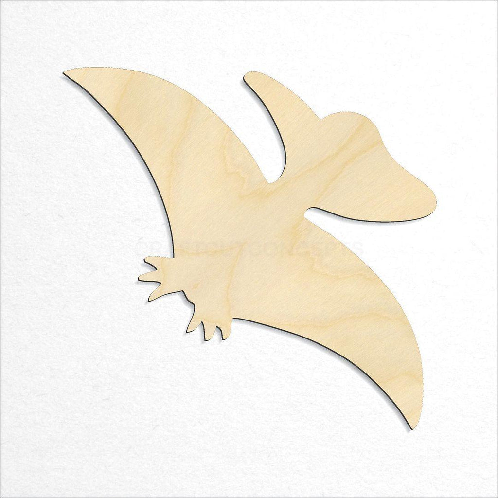Wooden Dinosaur Baby Pterodactyl craft shape available in sizes of 2 inch and up