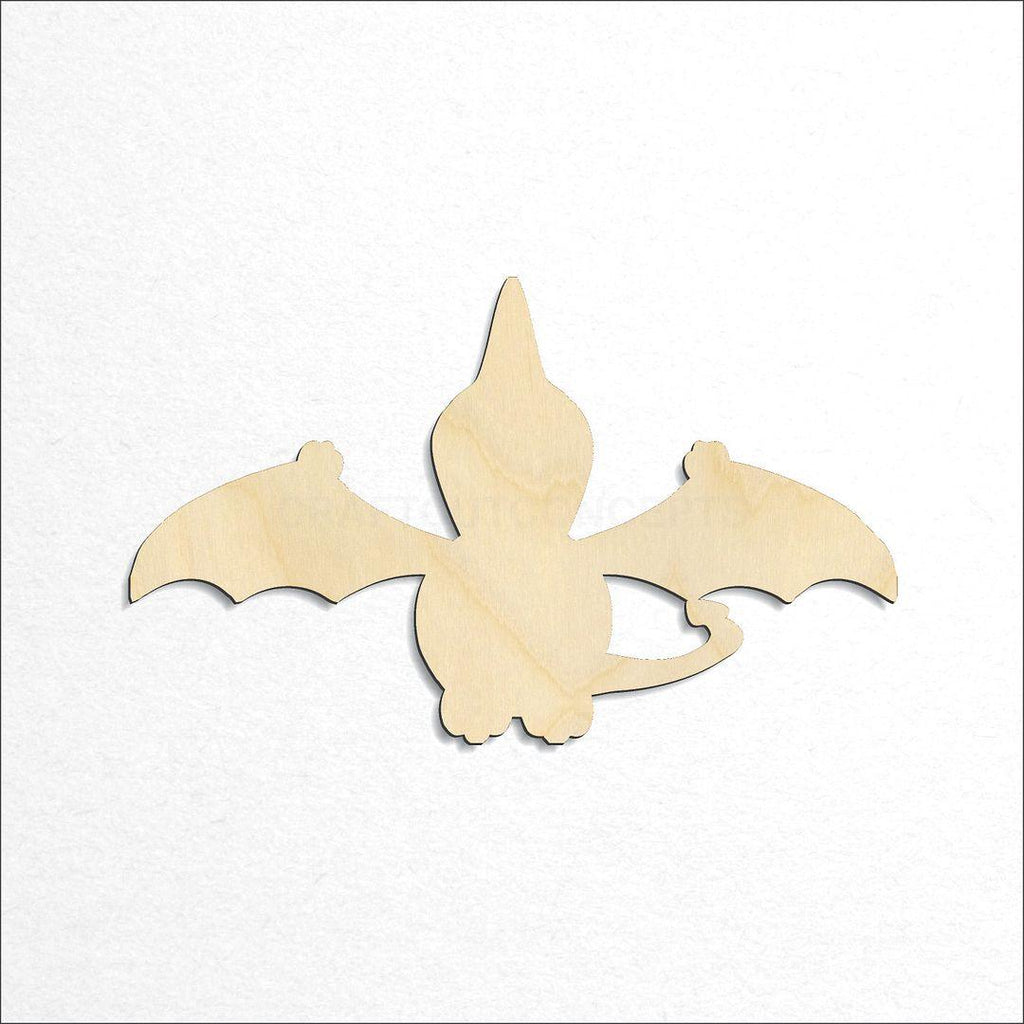 Wooden Dinosaur Baby Pterodactyl craft shape available in sizes of 2 inch and up