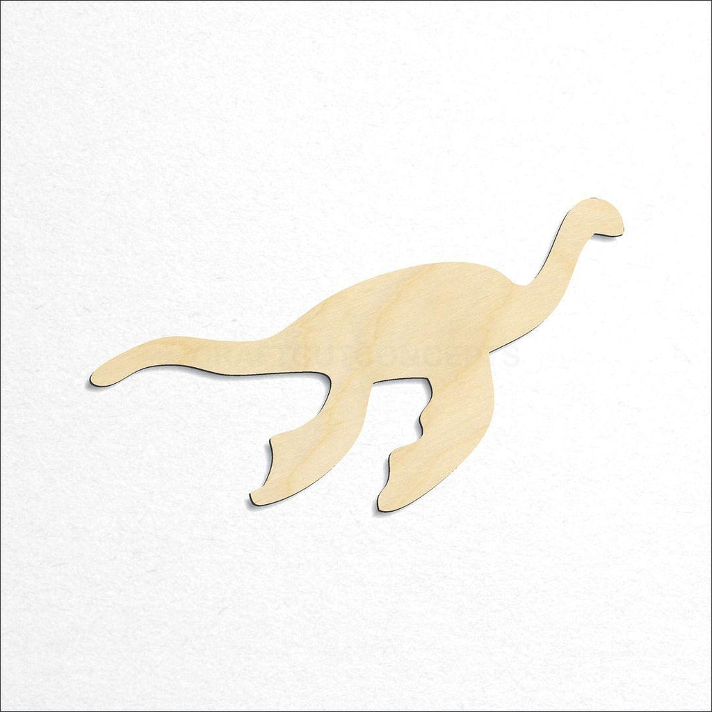 Wooden Dinosaur craft shape available in sizes of 2 inch and up