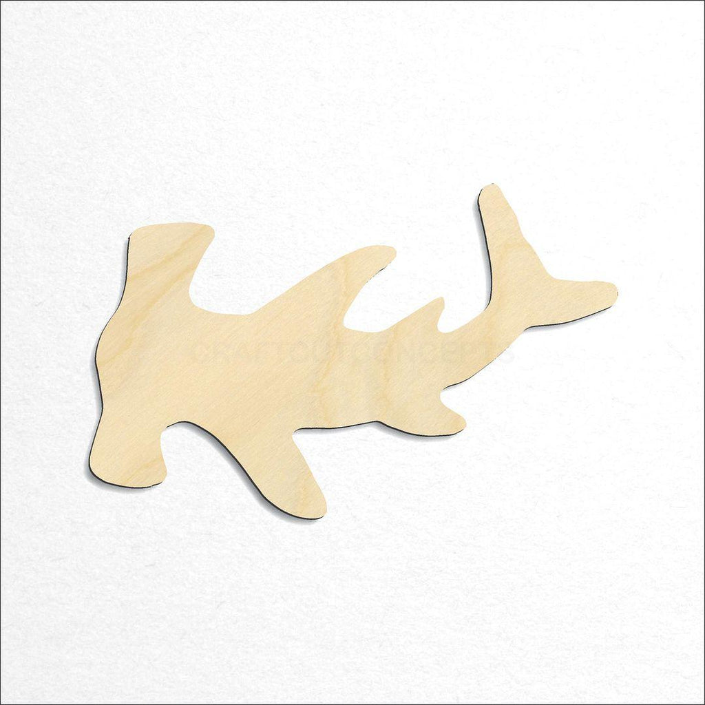 Wooden Shark -3 craft shape available in sizes of 2 inch and up