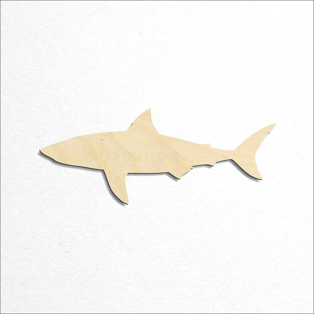 Wooden Shark -4 craft shape available in sizes of 2 inch and up