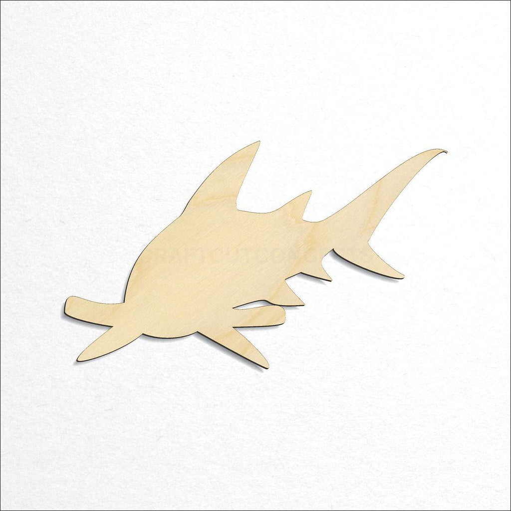 Wooden Shark -6 craft shape available in sizes of 2 inch and up