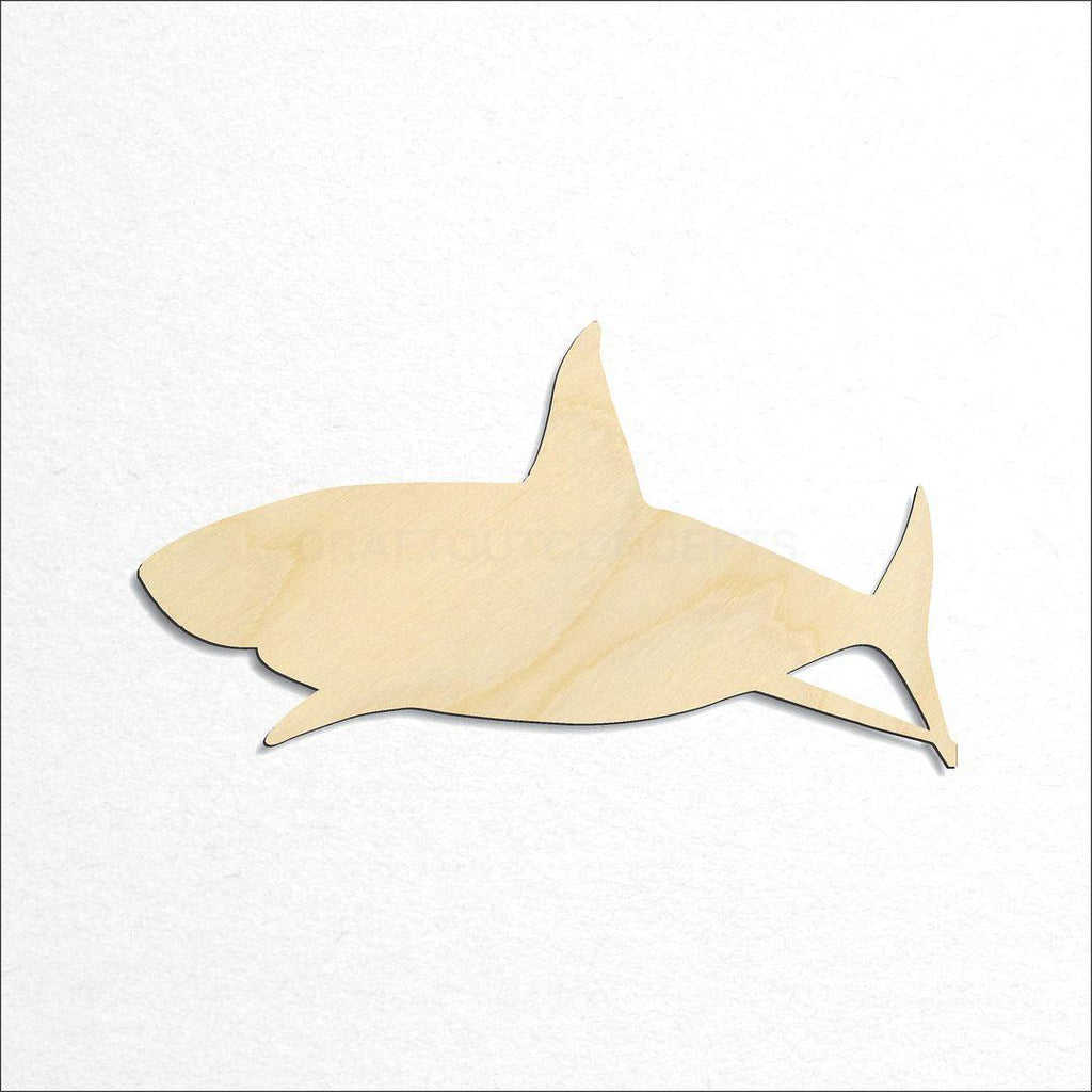 Wooden Shark -7 craft shape available in sizes of 2 inch and up