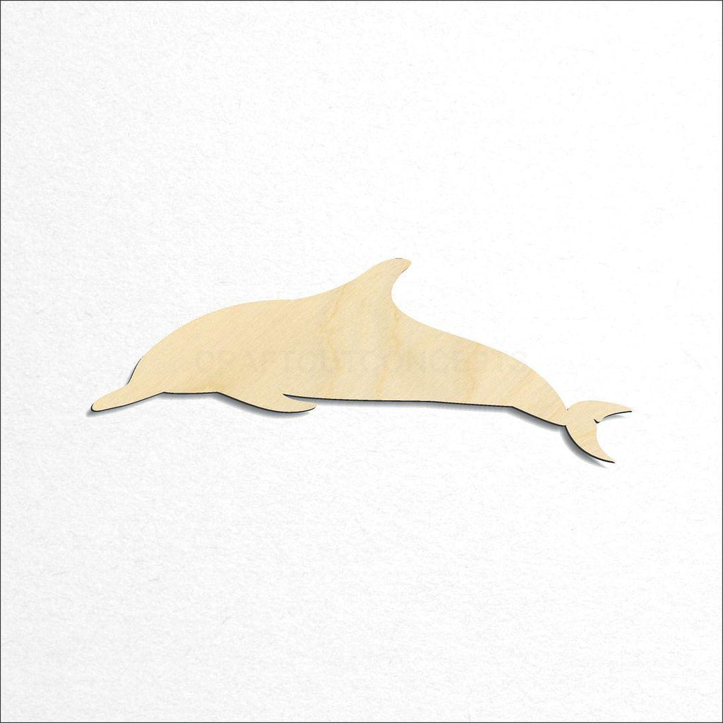 Wooden Dolphin -3 craft shape available in sizes of 2 inch and up