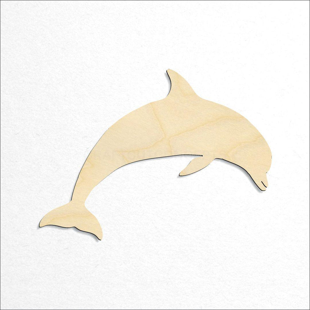 Wooden Dolphin -4 craft shape available in sizes of 2 inch and up