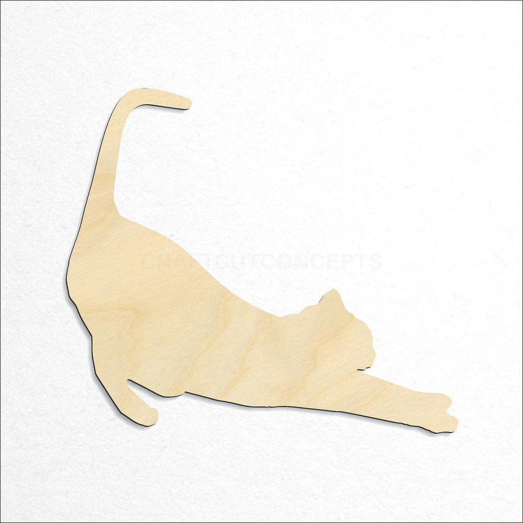 Wooden Cat -3 craft shape available in sizes of 2 inch and up