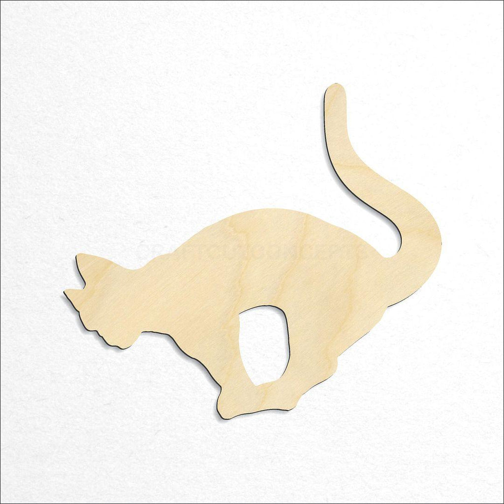Wooden Cat -4 craft shape available in sizes of 2 inch and up