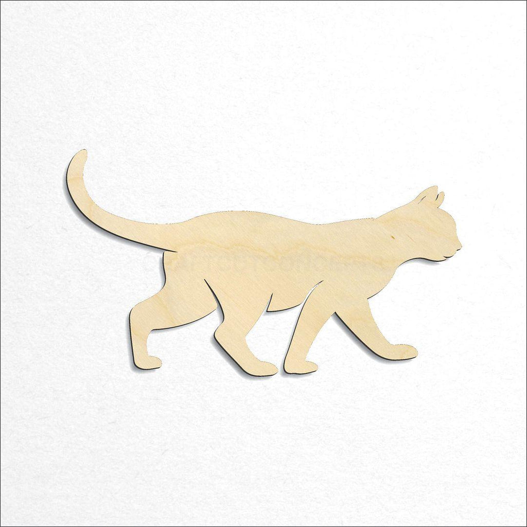 Wooden Cat craft shape available in sizes of 2 inch and up