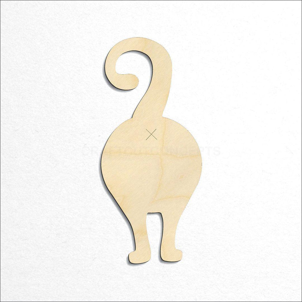 Wooden Santa Cat craft shape available in sizes of 2 inch and up