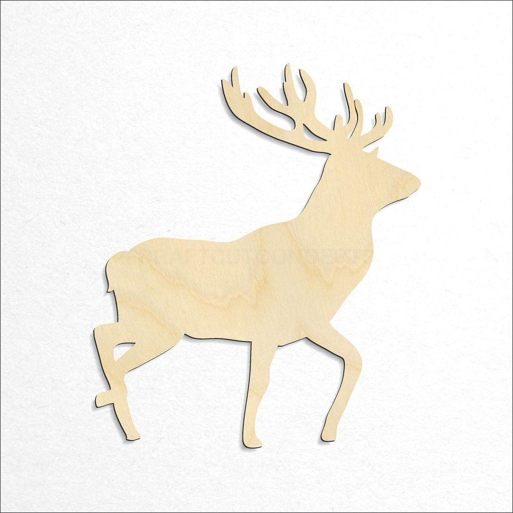 Wooden Deer-02 craft shape available in sizes of 3 inch and up