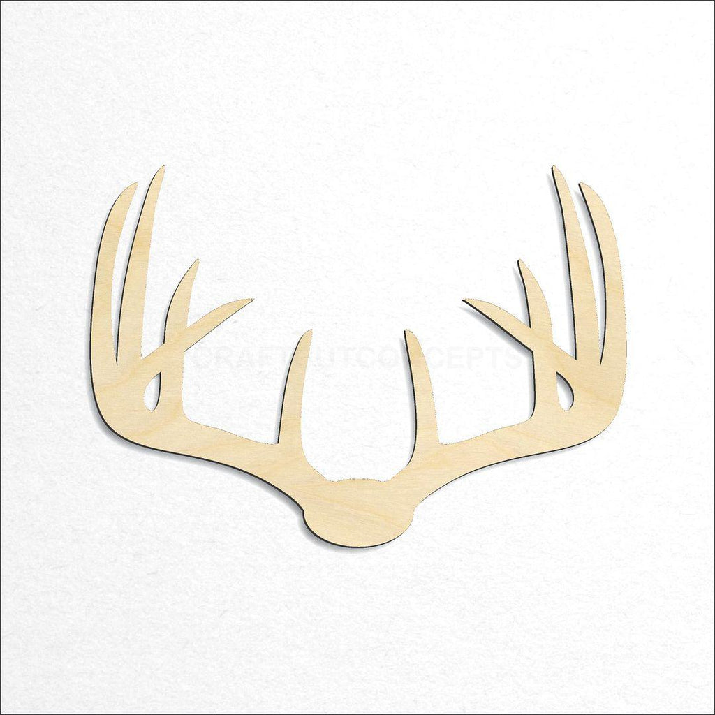 Wooden Deer Antlers craft shape available in sizes of 3 inch and up