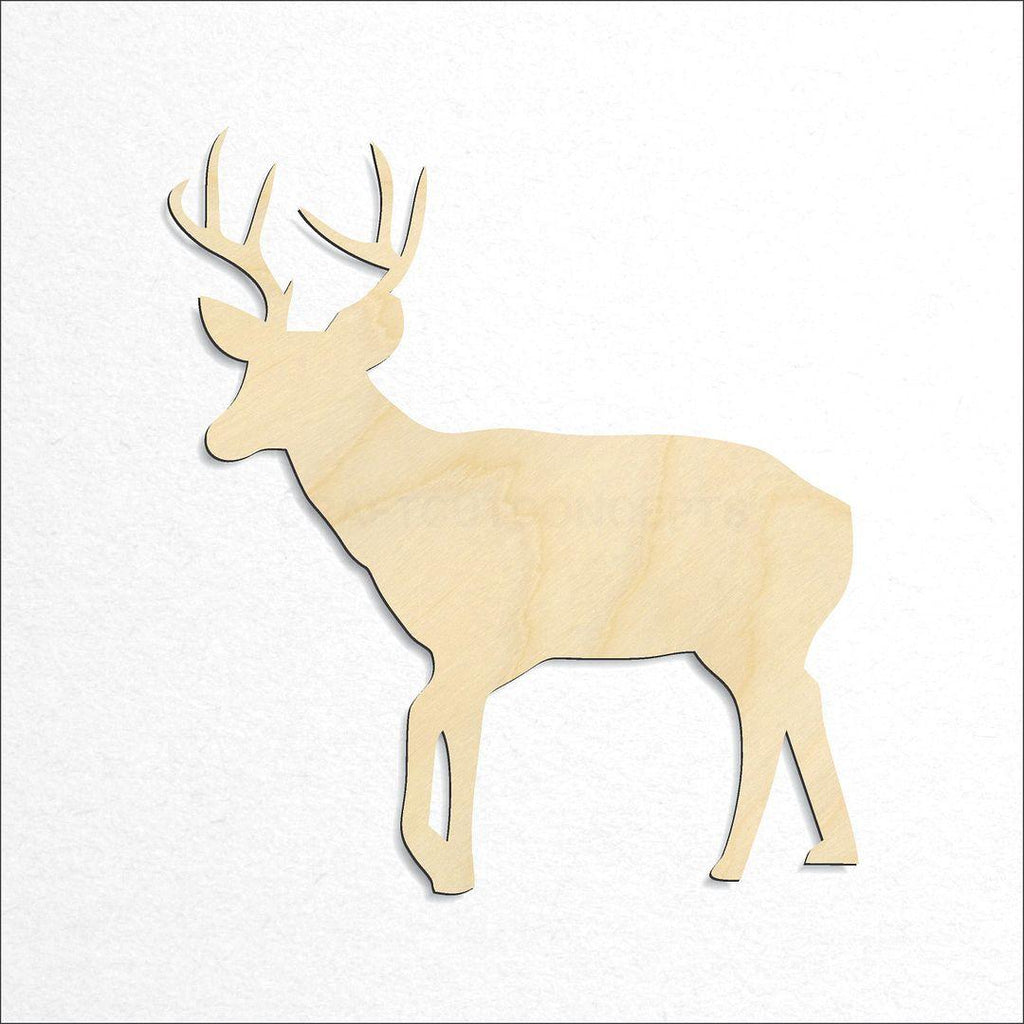 Wooden Deer craft shape available in sizes of 3 inch and up