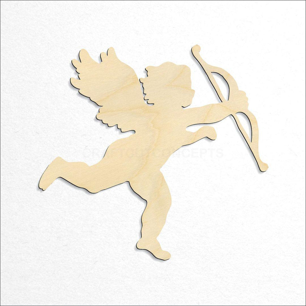 Wooden Cupid craft shape available in sizes of 2 inch and up