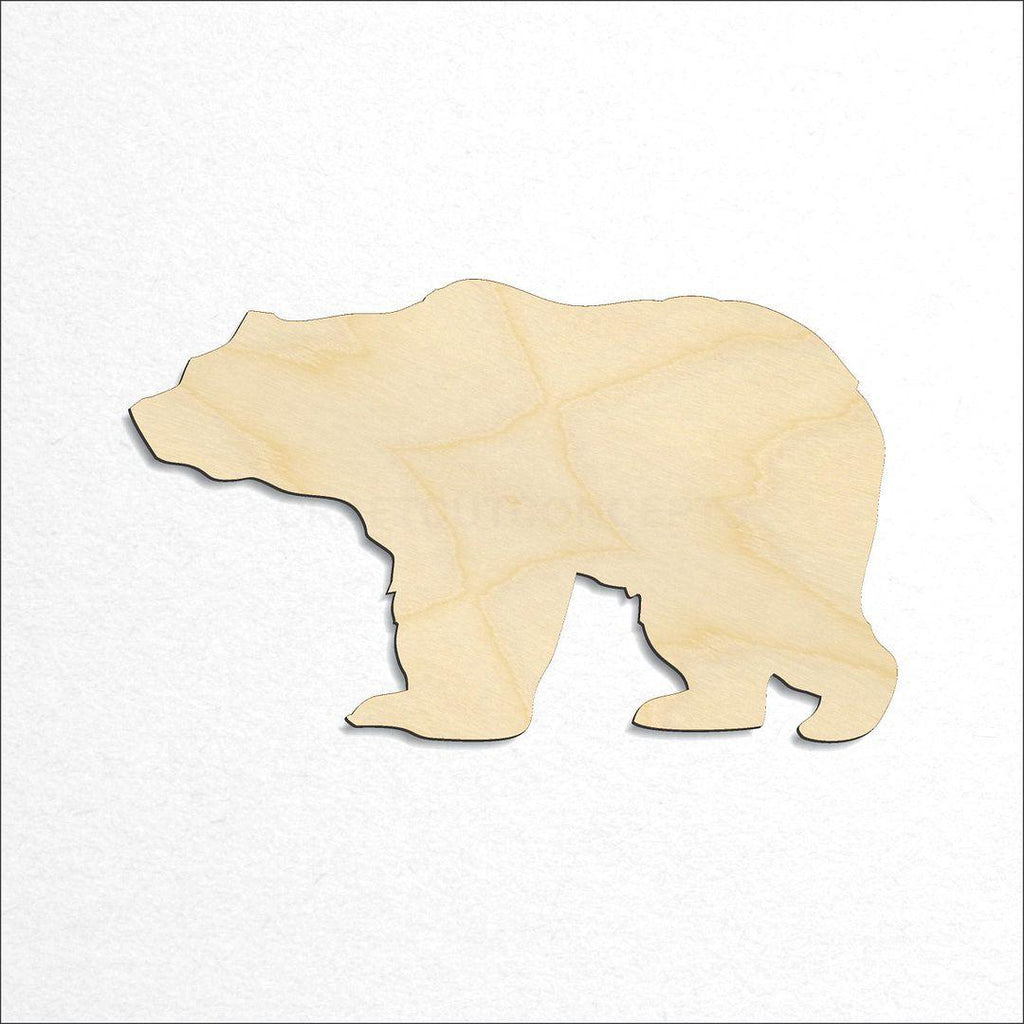 Wooden Bear -3 craft shape available in sizes of 1 inch and up